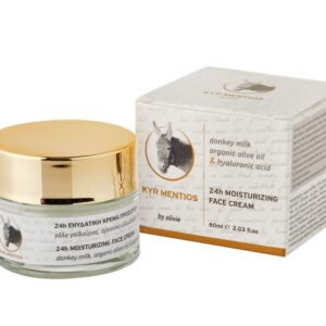 ενυδατική 24hΚΡΕΜΑ ΠΡΟΣΩΠΟΥ ΓΑΛΑ ΓΑΪΔΟΥΡΑΣ, ΟΡΓΑΝΙΚΟ ΕΛΑΙΟ ΕΛΙΑΣ & ΥΑΛΟΥΡΟΝΙΚΟ ΟΞΥ